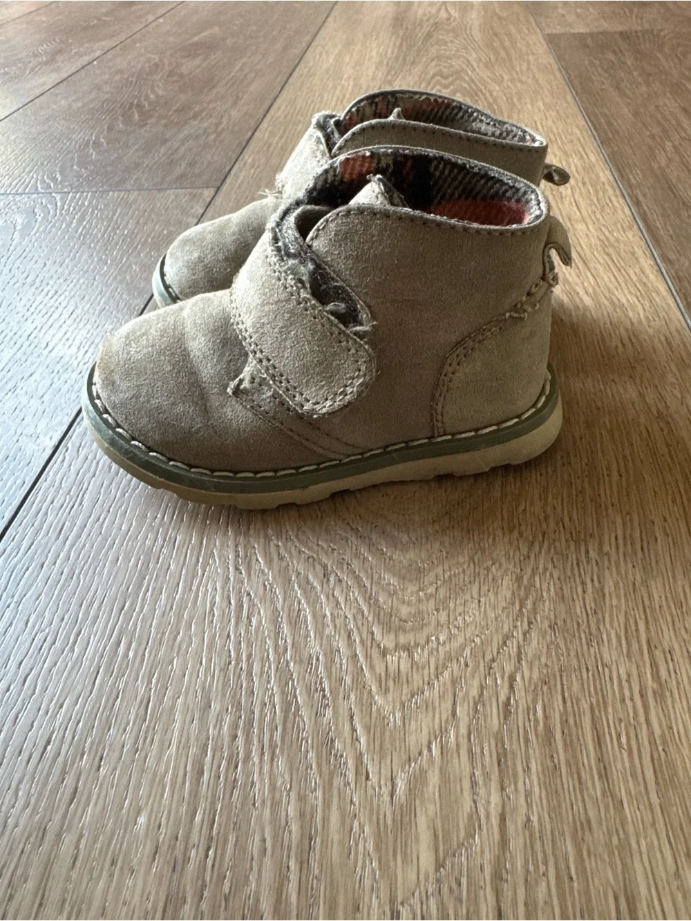 Cherokee Toddler Tan Suede Ankle Boots